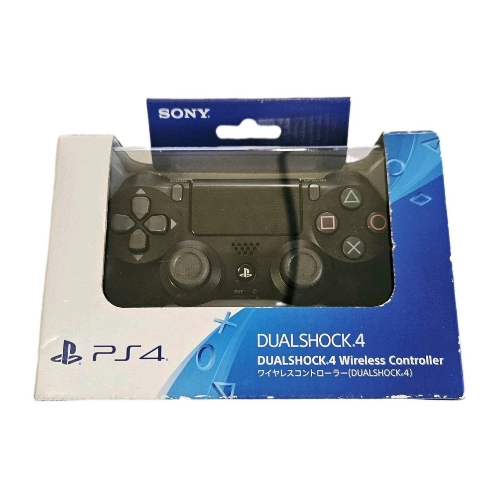 Sony PS4 Dual Shock 4 Wireless Controller Jet Black CUH-ZCT2J Game Japan NEW